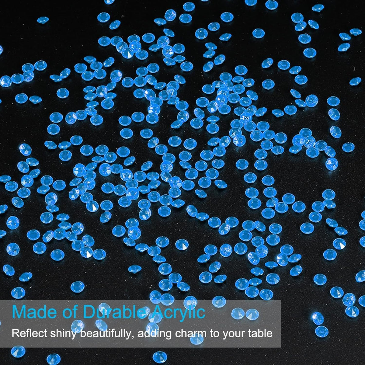 PATIKIL 10000 Pcs Wedding Table Scatter Confetti Crystals 4.5mm Acrylic Diamonds Vase Fillers Gems
