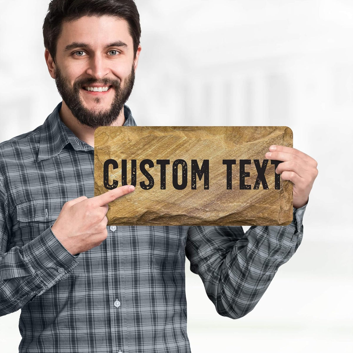 Custom Sign, Custom Street Sign, 11 Font Colors, 13 Font Styles, 4 Hole Options, 22 Sizes, 6x12