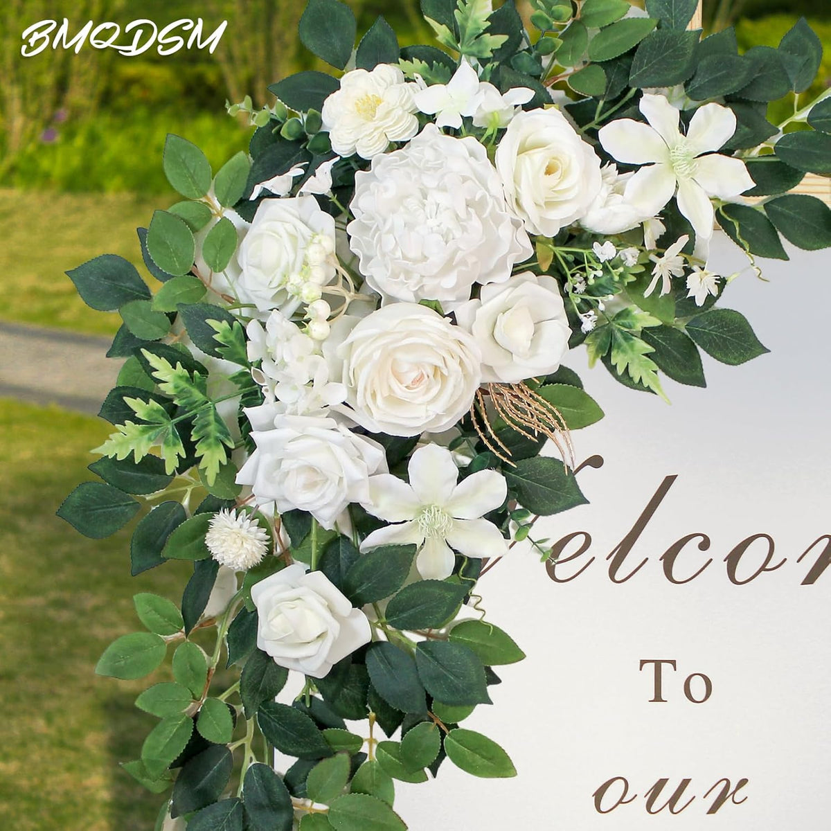 Pack of 2 Faux Flowers,Wedding Arch Flowers,Wisteria Hanging Flowers,Flower Garland Be Suited to
