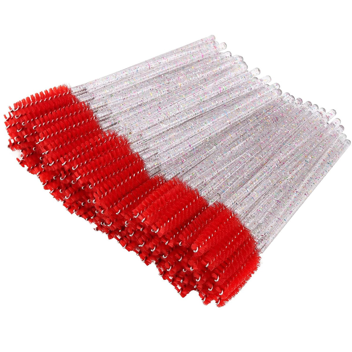 BTYMS 100 Pieces Disposable Mascara Wands Lash Spoolies Eyelash Brush Brow Spoolies Eyebrow Brush