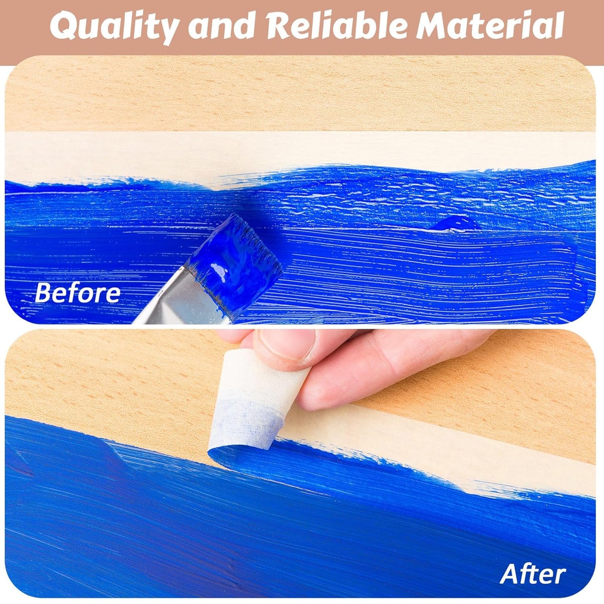Masking Tape Bulk General Purpose Masking Painting Tape 55 Yards for Painting Home Office School