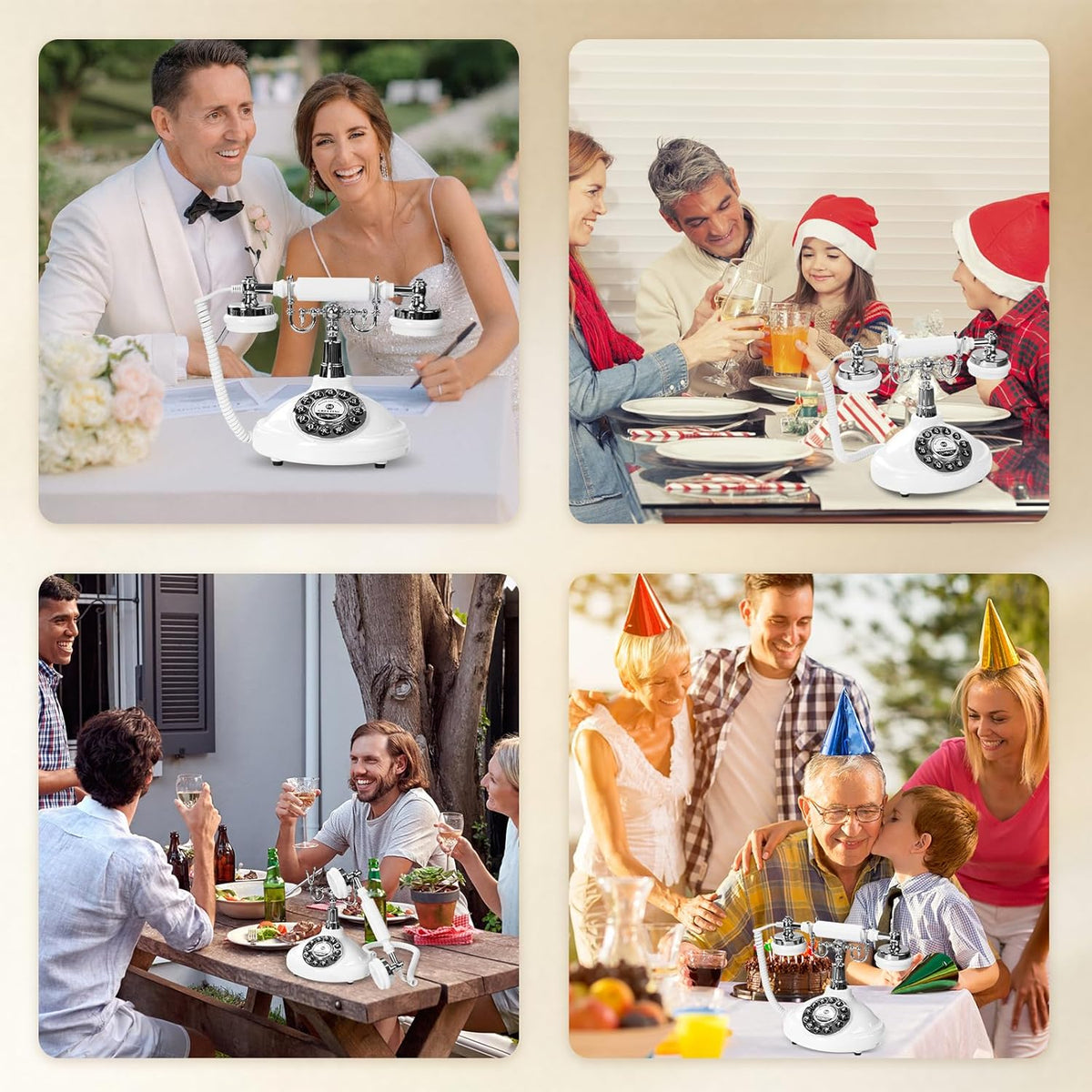 Audio Guest Book Wedding Phone,Audio Guestbook Phone Vintage Style Audio Message Voicemail for