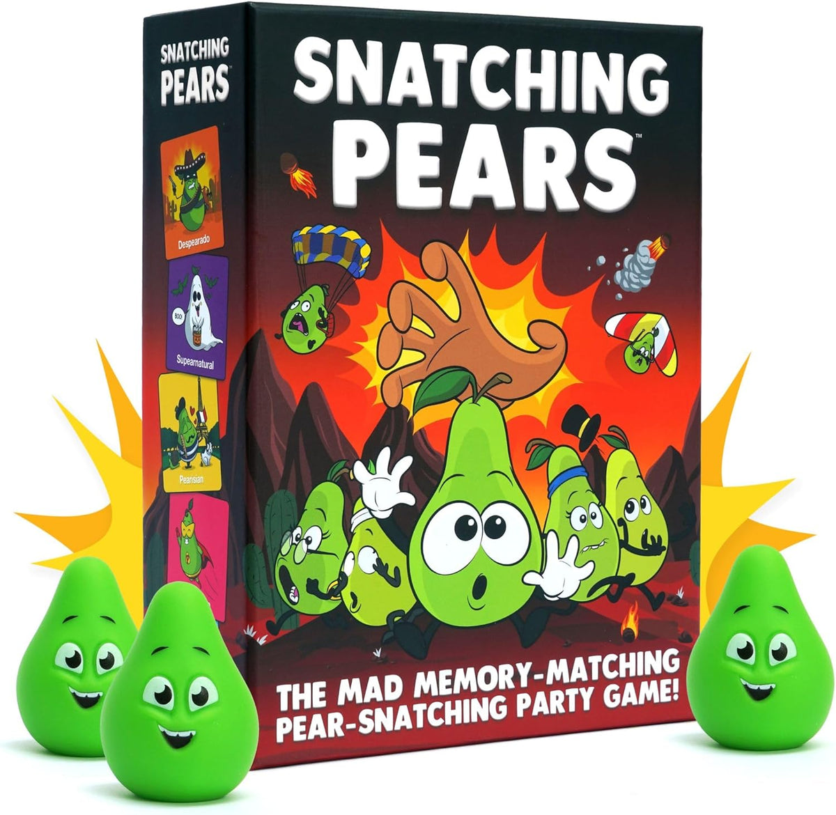 Snatching Pears! – The Hilarious Memory-Matching, Pear-Snatching Party Game | Family Board Game for