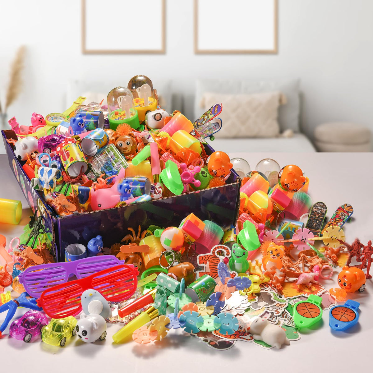 300 PCS Party Favor for Kids Goodie Bags Stuffers, Treasure Box Prizes Toys