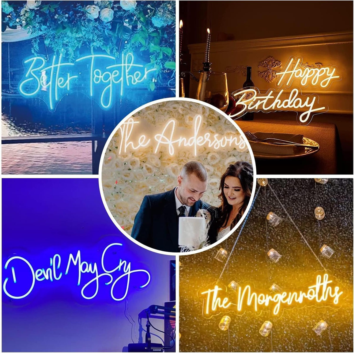 Custom Neon Signs led name sign neon sign for wall decor led name signs personalized Logo Room