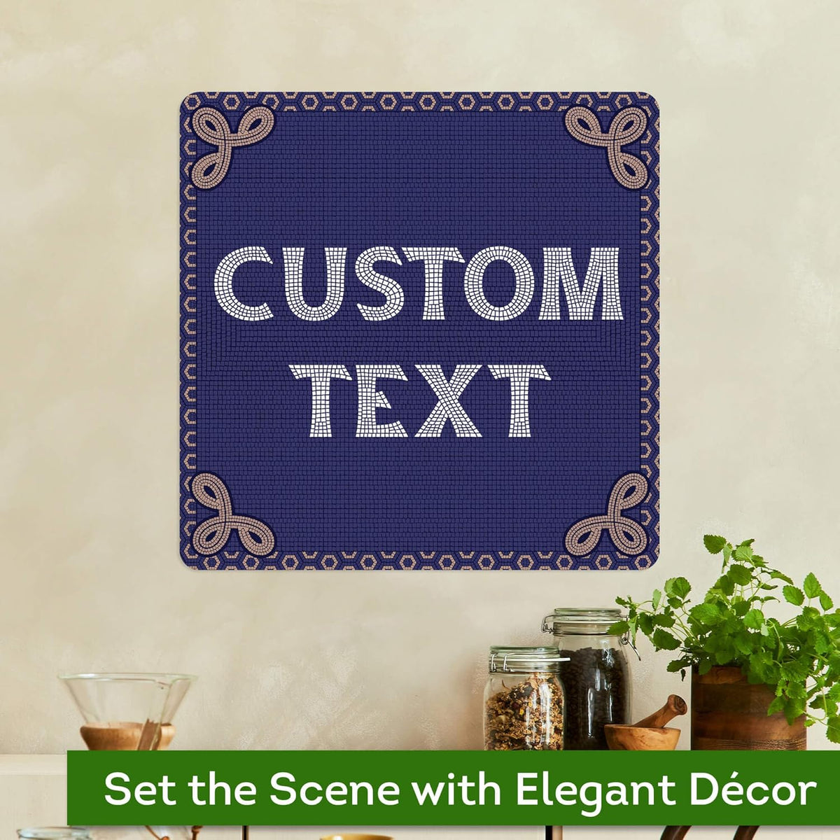 Custom Sign, Custom Street Sign, 11 Font Colors, 13 Font Styles, 4 Hole Options, 22 Sizes, 18x18