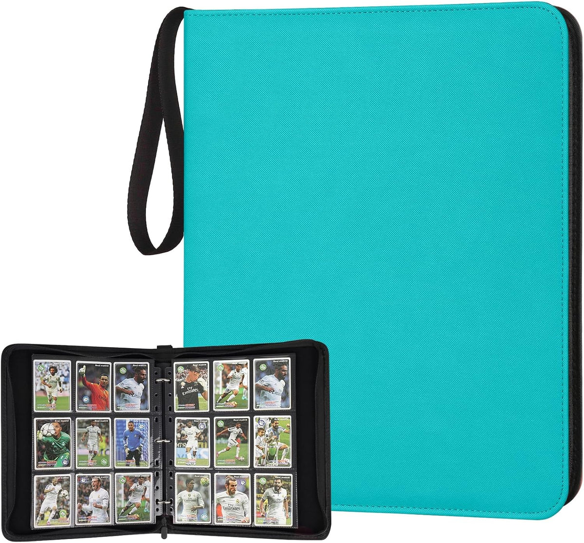 Trading Card Binder, Card Collection Binder Album Folder with 720 Side Loading Pockets, 9 Pocket