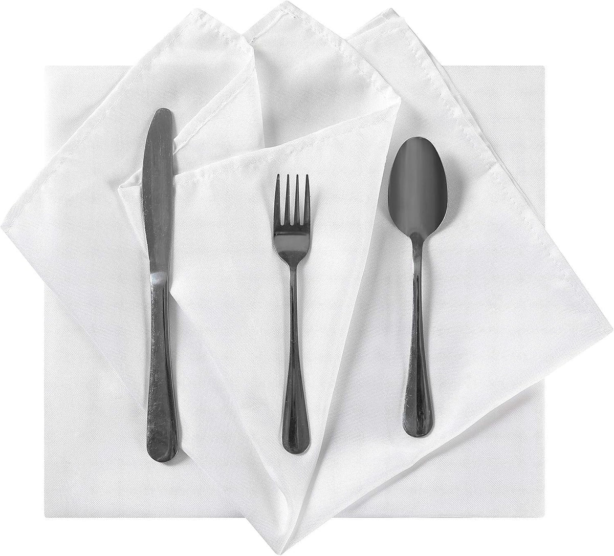 Cloth Napkins 20x20 inch Washable Polyester Dinner Napkins Soft Table Napkins for Wedding Party