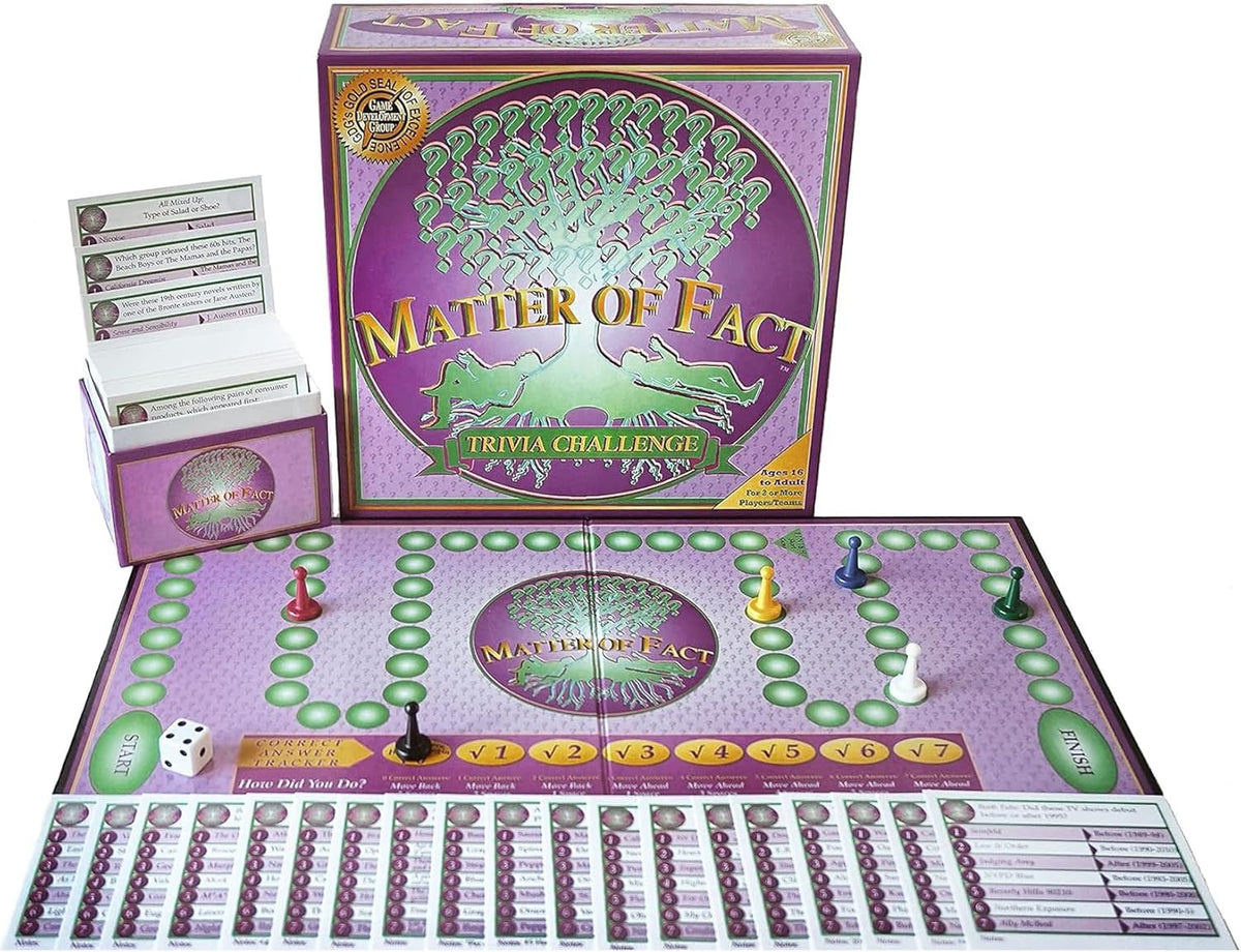 Matter of Fact — Fast-Paced, Rapid-Fire Trivia Challenge with Quirky Categories — Adult & Family