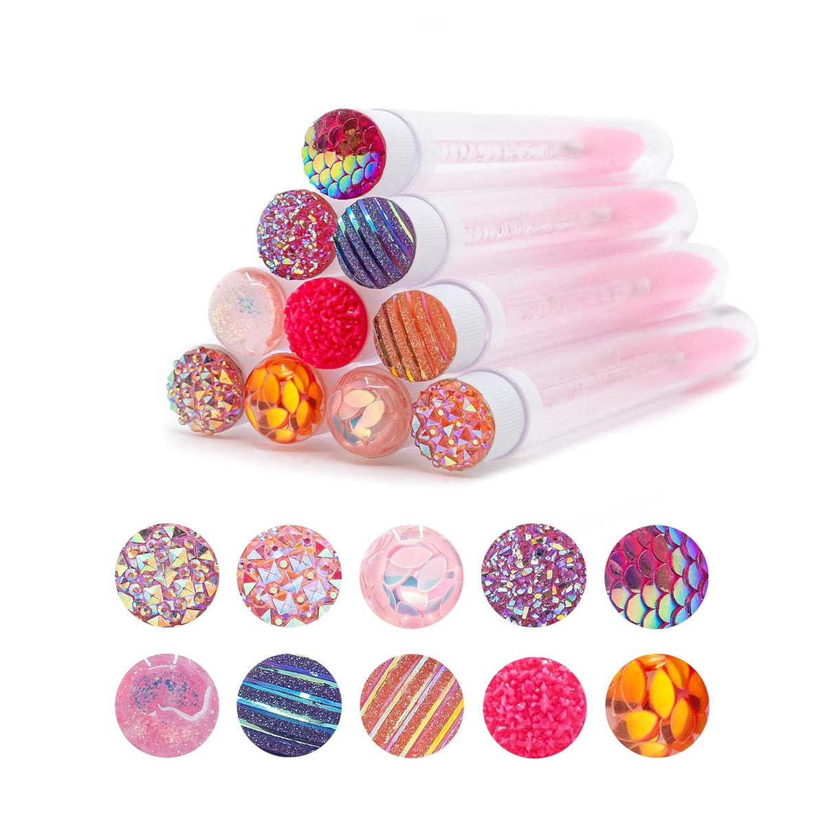 i-Laesh 20 Pcs Lash Brush Eyelash Brushes for Eyelash Extensions Spoolies Cleaning Mascara Wands