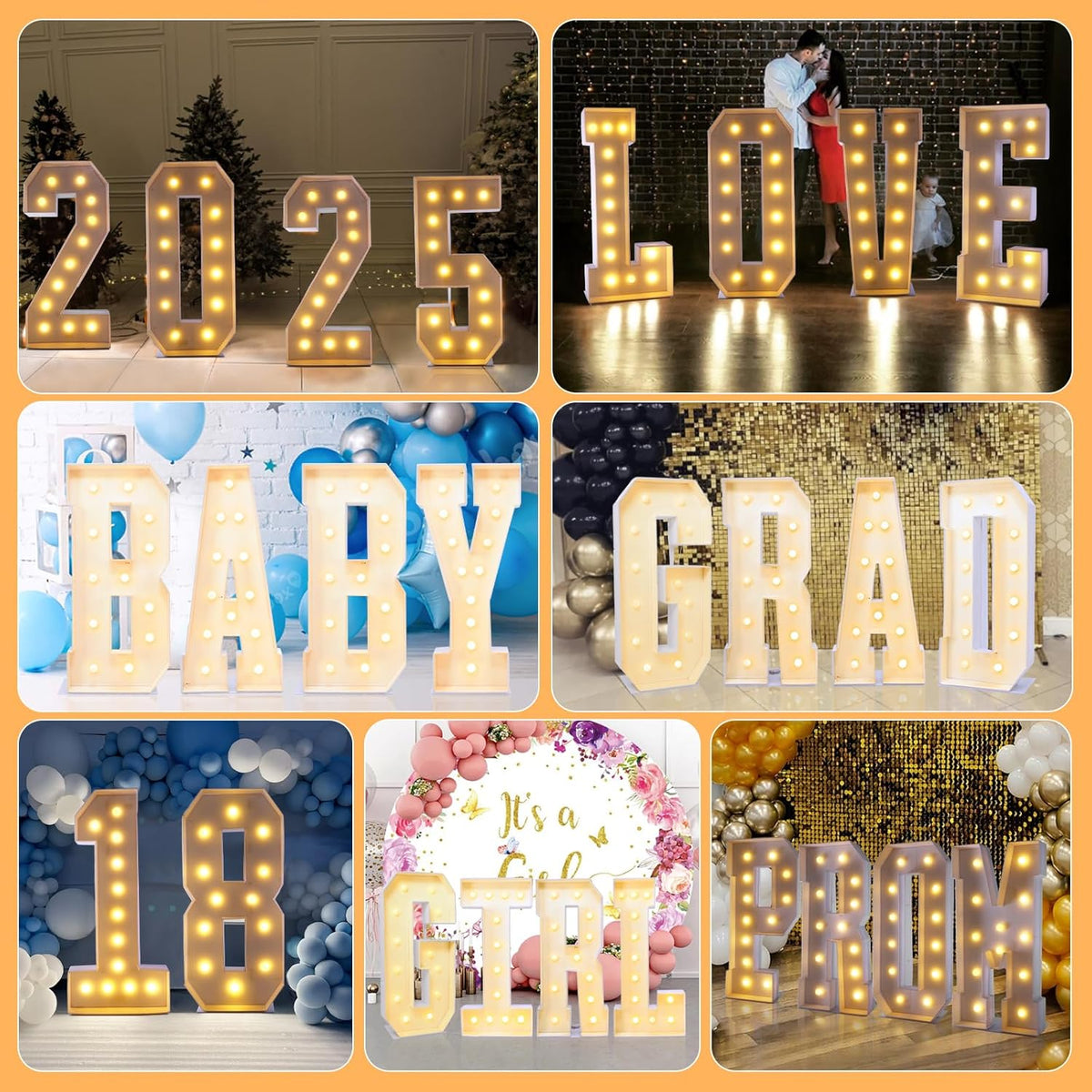4ft Marquee for Letters Z, Large Light up Letters, Multifunctional Large Marquee for Letters 4 Feet