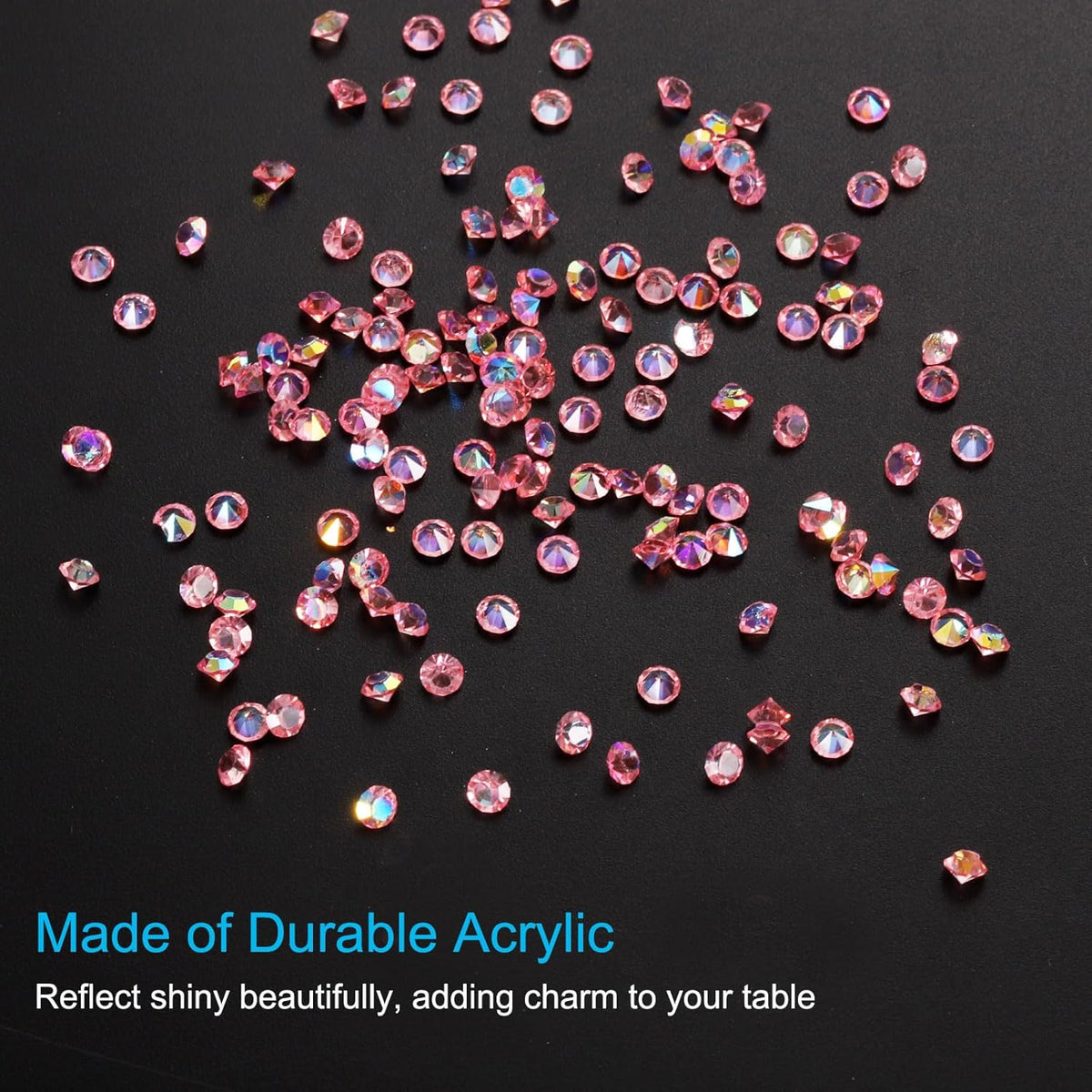 PATIKIL 14000Pcs Wedding Table Scatter Confetti Crystals 3mm Acrylic Diamonds Vase Fillers Gems for