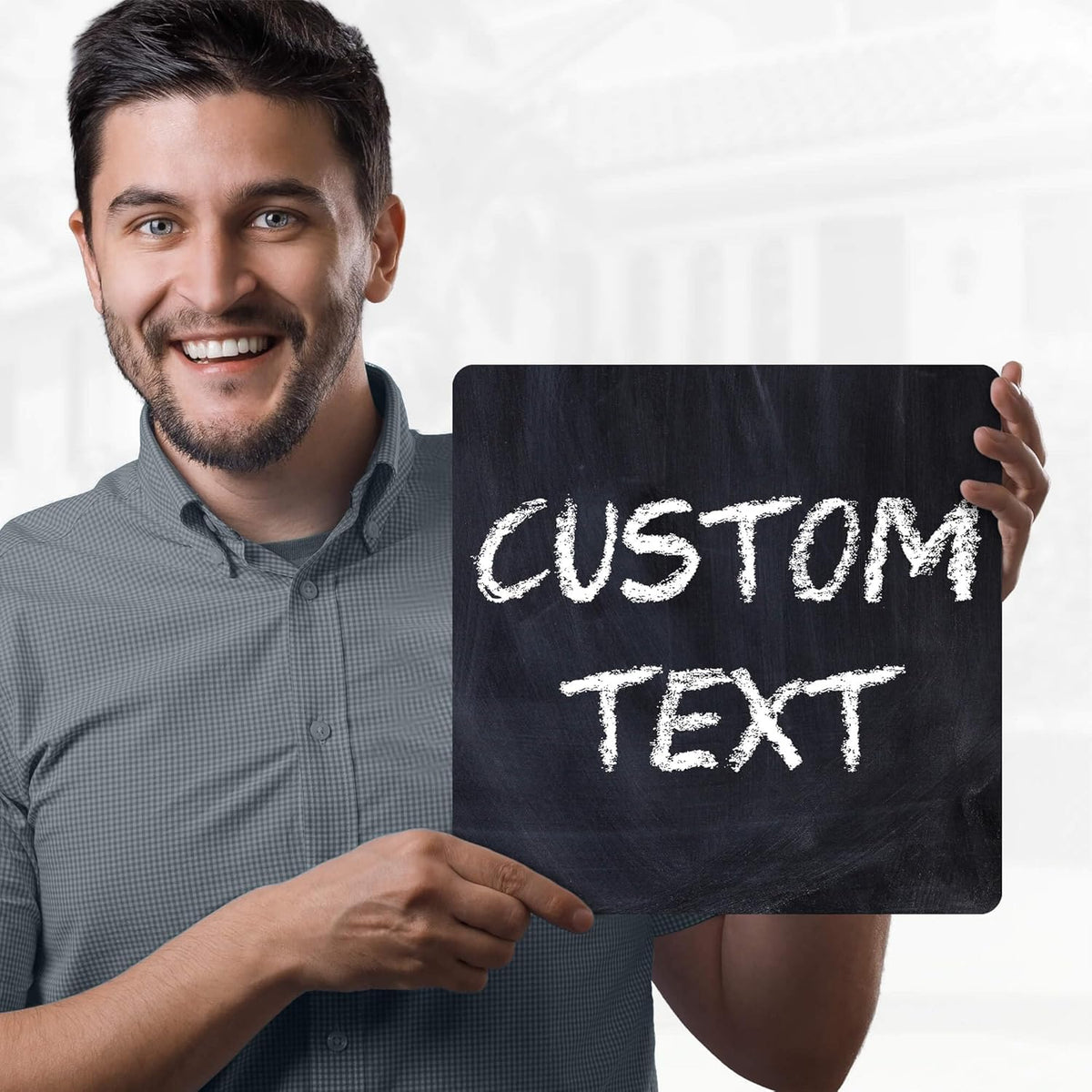 Custom Sign, Custom Street Sign, 11 Font Colors, 13 Font Styles, 4 Hole Options, 22 Sizes, 12x12