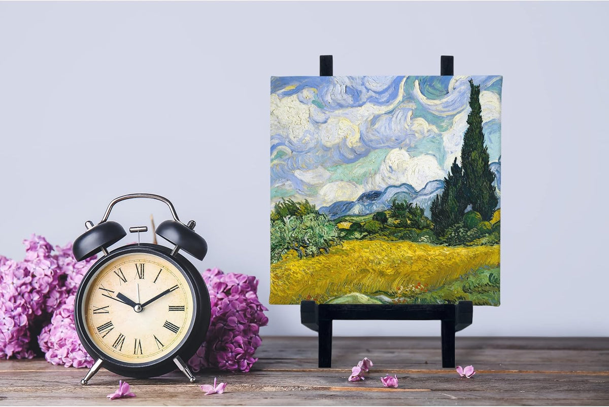 9 Inch Tabletop Easel Stand | Small Canvas Painting Display Easel Stand - Black | Canvas Paintings