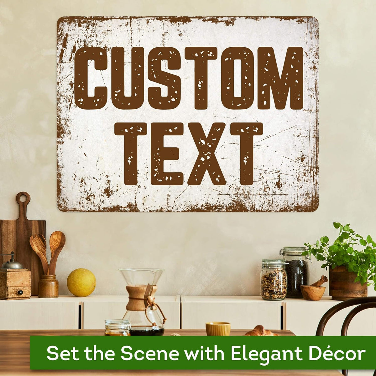 Custom Sign, Custom Street Sign, 11 Font Colors, 13 Font Styles, 4 Hole Options, 22 Sizes, 18x24