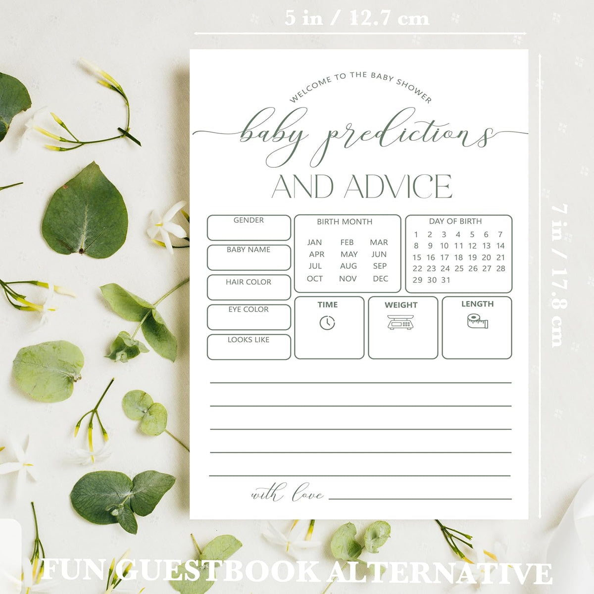 Advice For New Parents Baby Shower, Baby Predictions & Advice Cards For Baby Shower Games