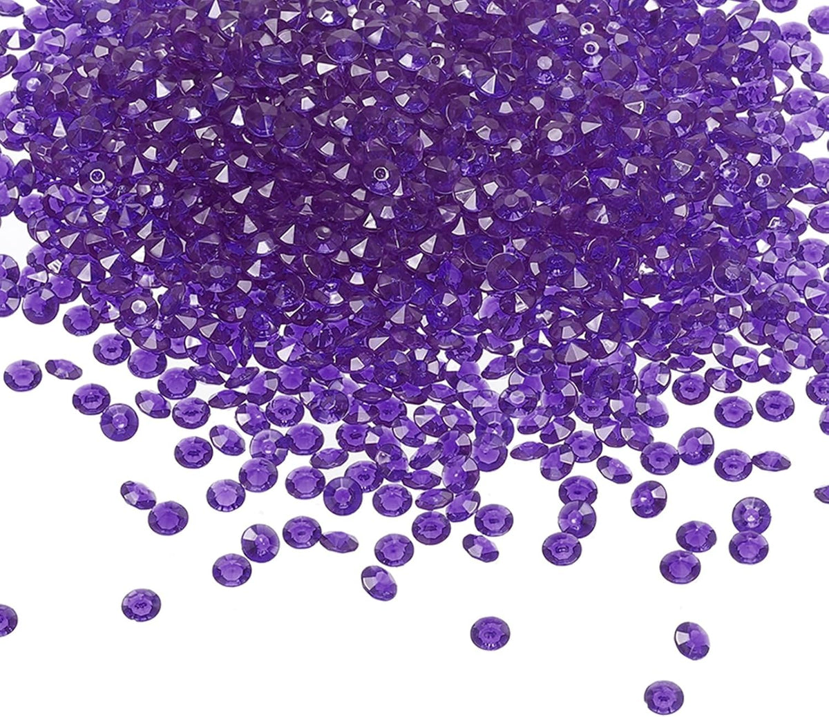 PATIKIL 4000 Pcs Wedding Table Scatter Confetti Crystals 6mm Acrylic Diamonds Vase Fillers Gems for