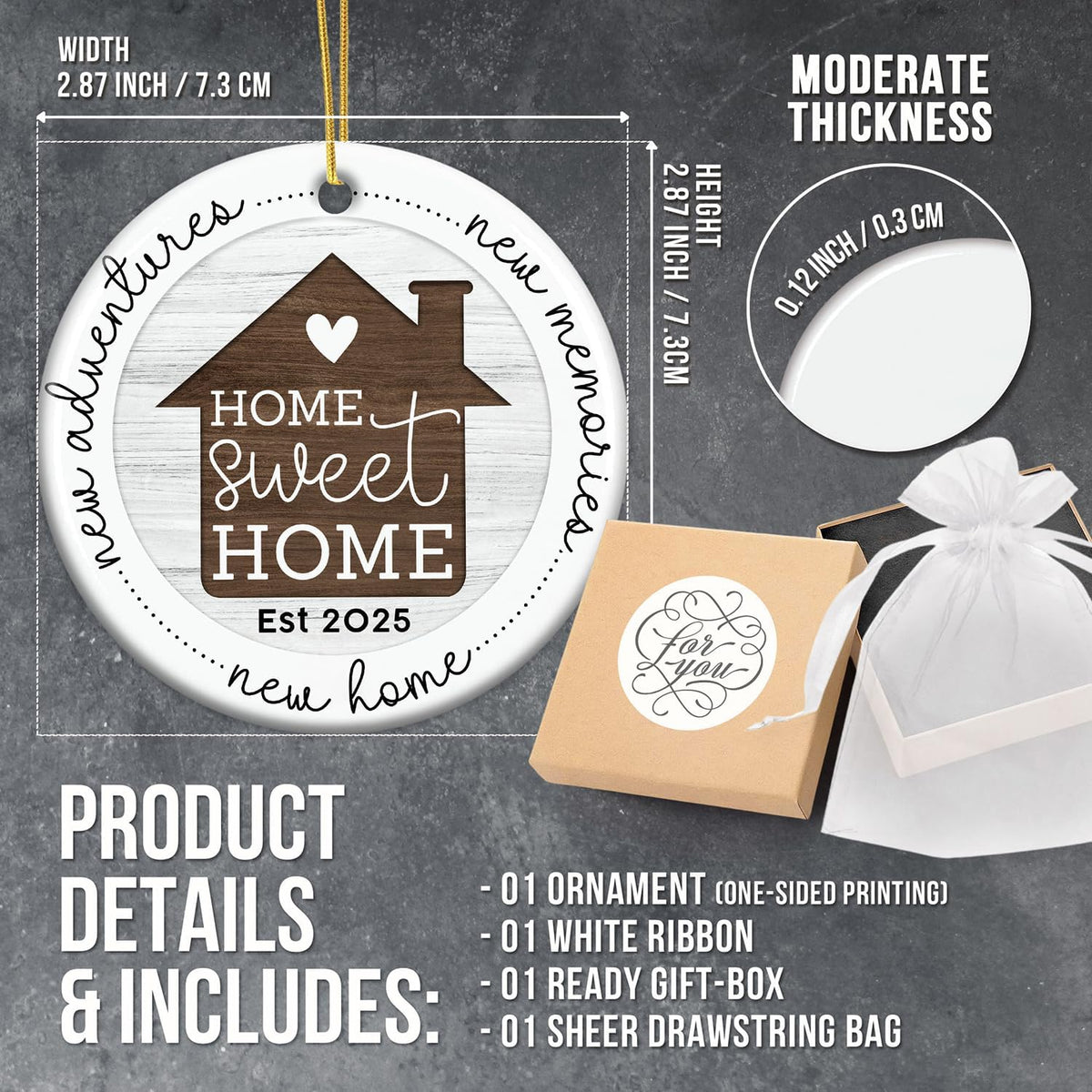 HEXMOZ New Home Gift Ideas - Best Housewarming Gifts 2025 - House Warming Gifts with New Home