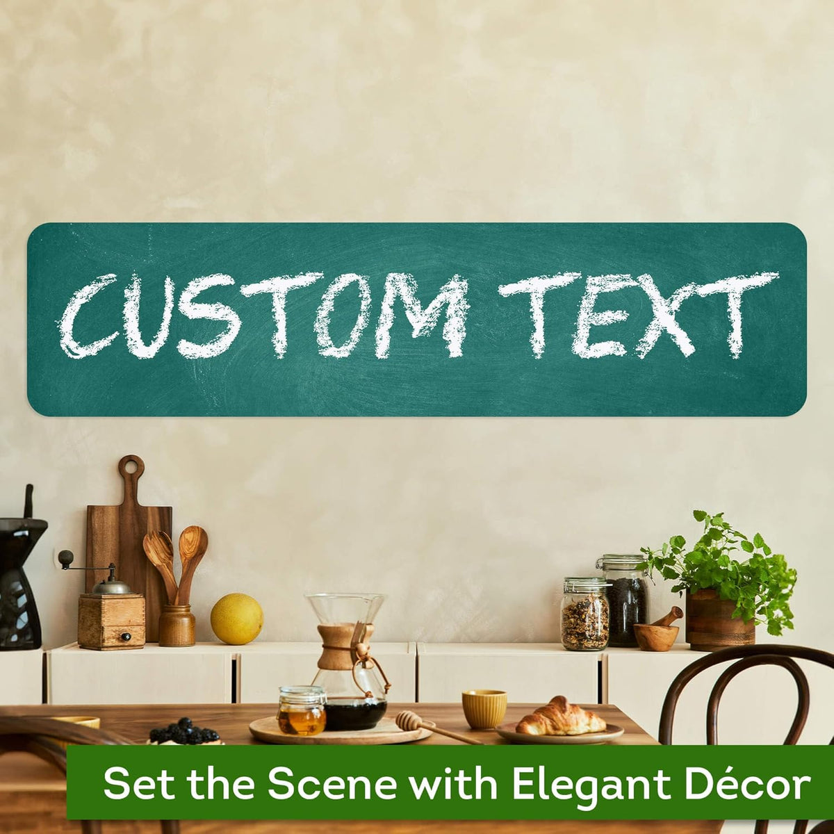 Custom Sign, Custom Street Sign, 11 Font Colors, 13 Font Styles, 4 Hole Options, 22 Sizes, 12x48