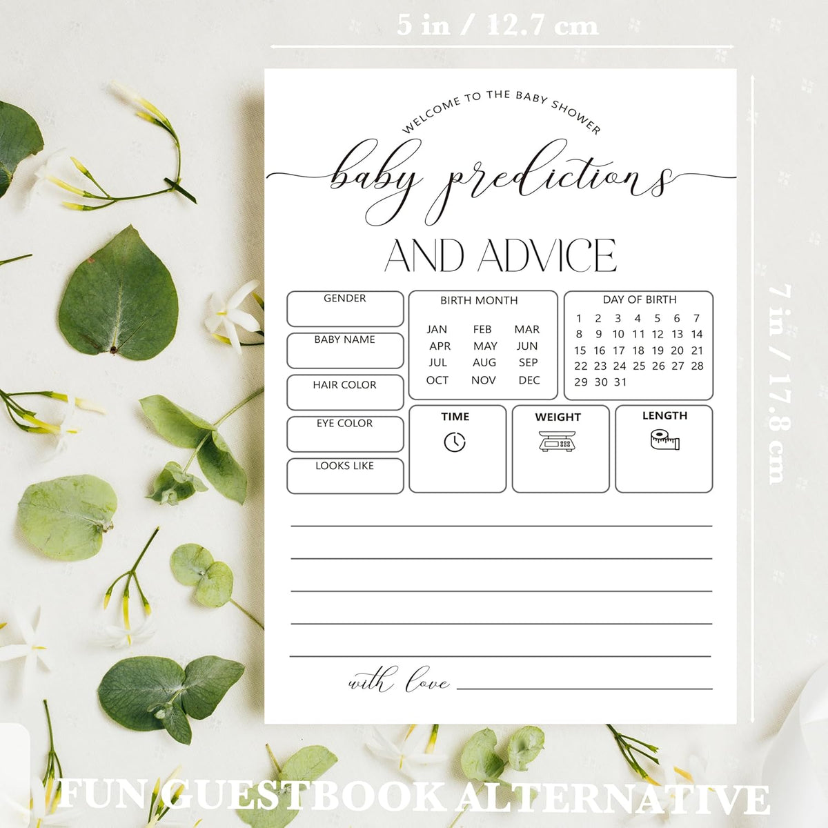 Advice For New Parents Baby Shower, Baby Predictions & Advice Cards For Baby Shower Games