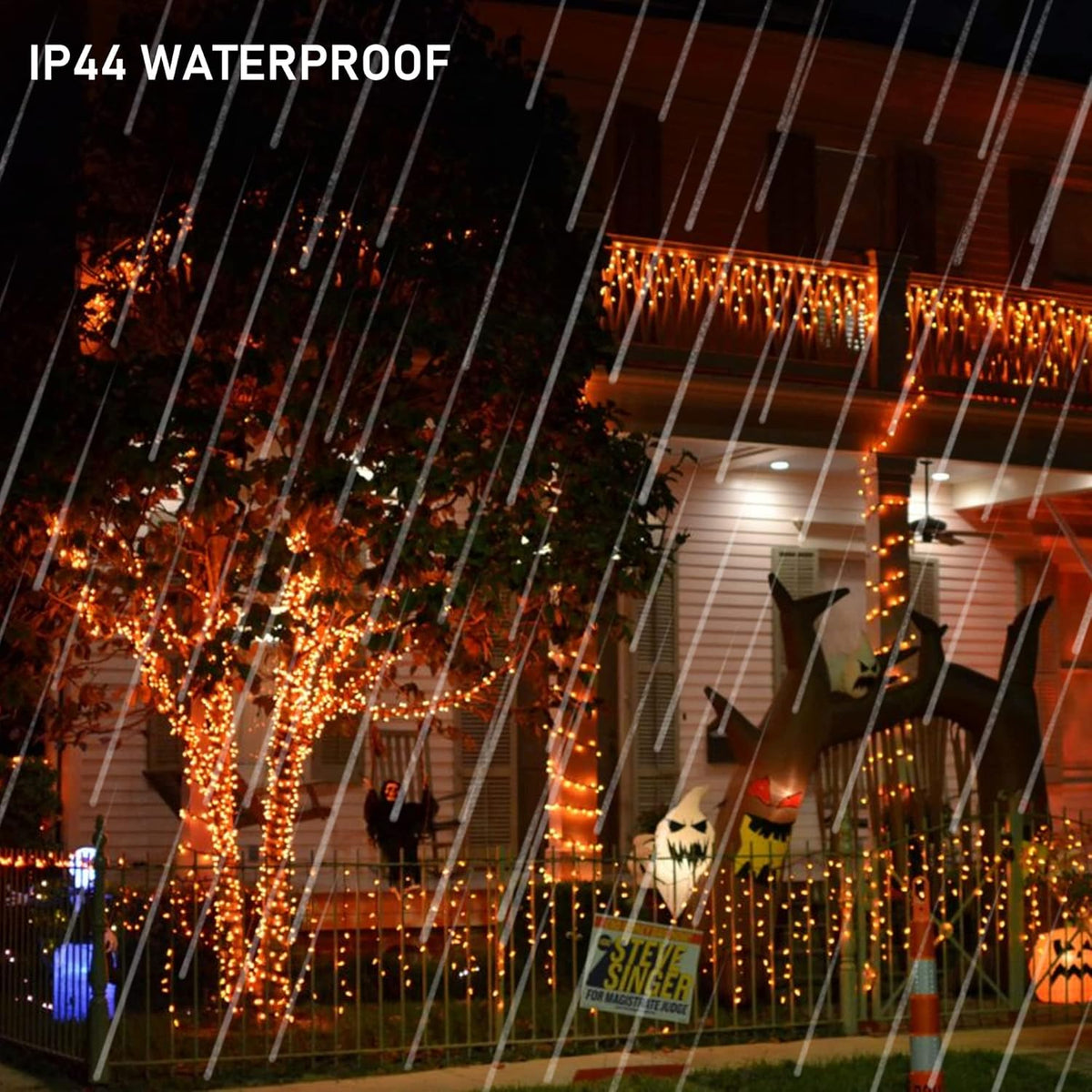 Dazzle Bright Halloween Fairy String Lights, Total 40FT 120LED Copper Wire Battery Operated