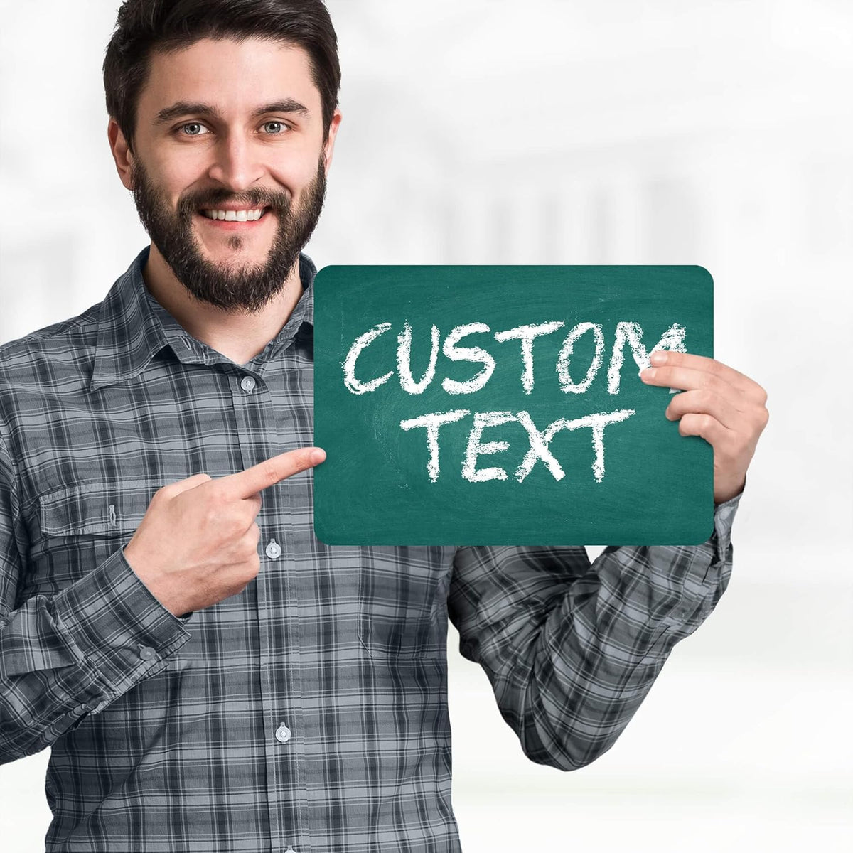 Custom Sign, Custom Street Sign, 11 Font Colors, 13 Font Styles, 4 Hole Options, 22 Sizes, 7x10