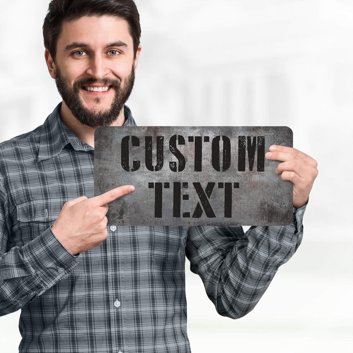 Custom Sign, Custom Street Sign, 11 Font Colors, 13 Font Styles, 4 Hole Options, 22 Sizes, 6x12