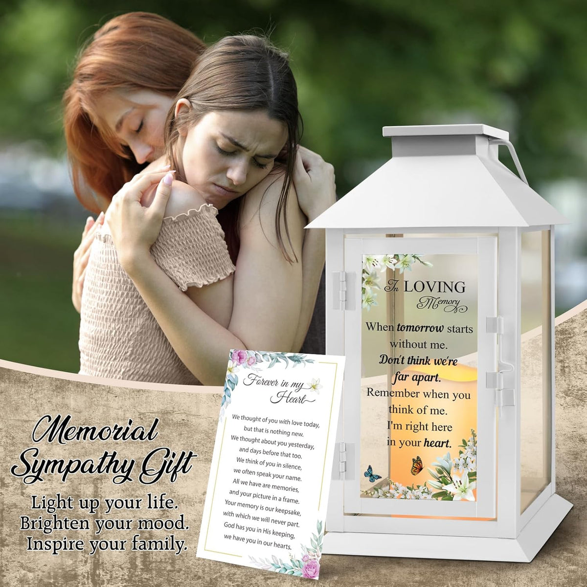 Memorial Lantern Bereavement Gifts in Memory of Loved One Memorial Gifts for Loss of Mother Loss of
