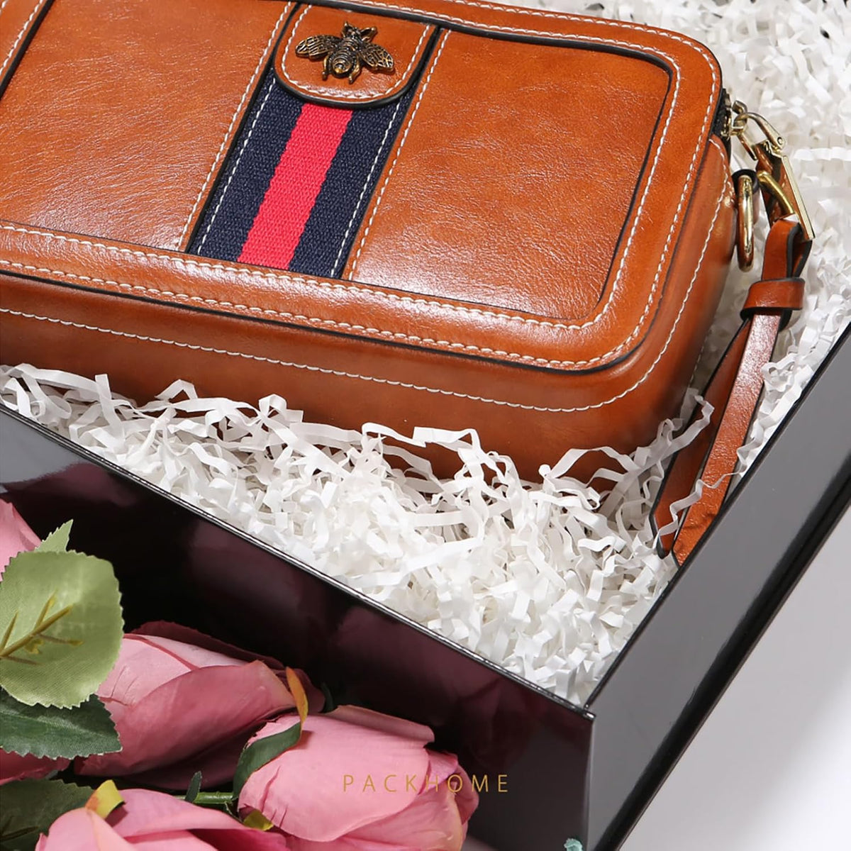 PACKHOME Large Gift Box 13.5x10x3.5 Inches, Sturdy Shirt Box with Magnetic Lid for Multiple