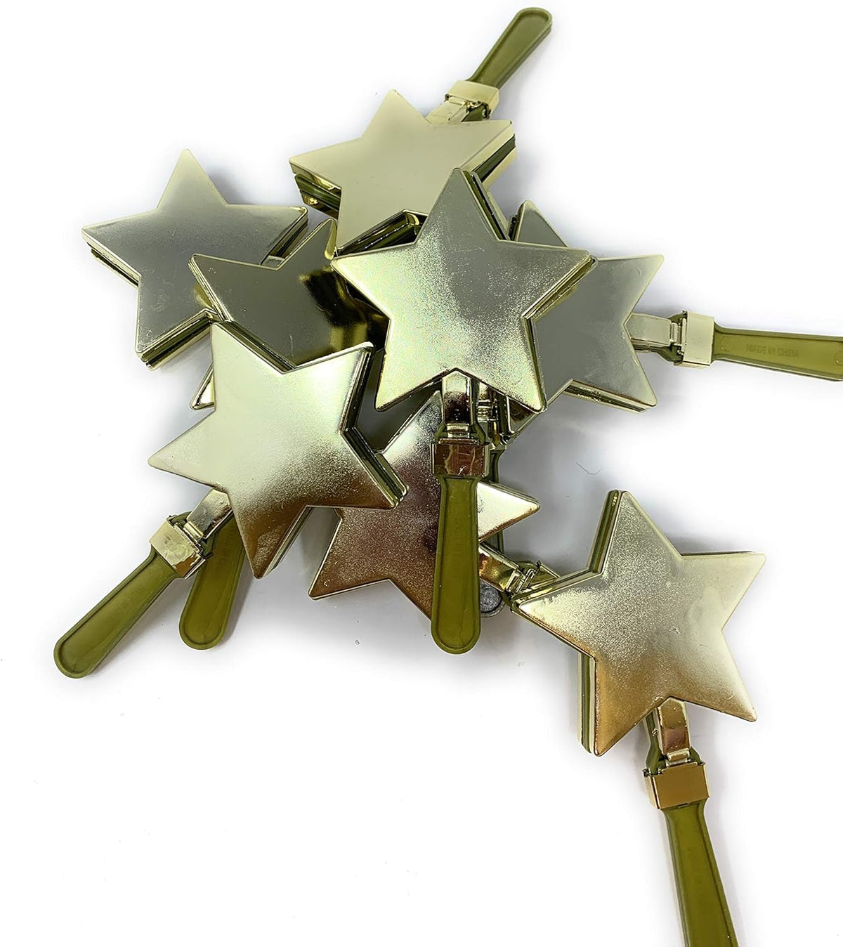 Funiverse 20 Bulk Star Hand Clapper/Team Spirit Noise Maker Assortment - Perfect New Years Party