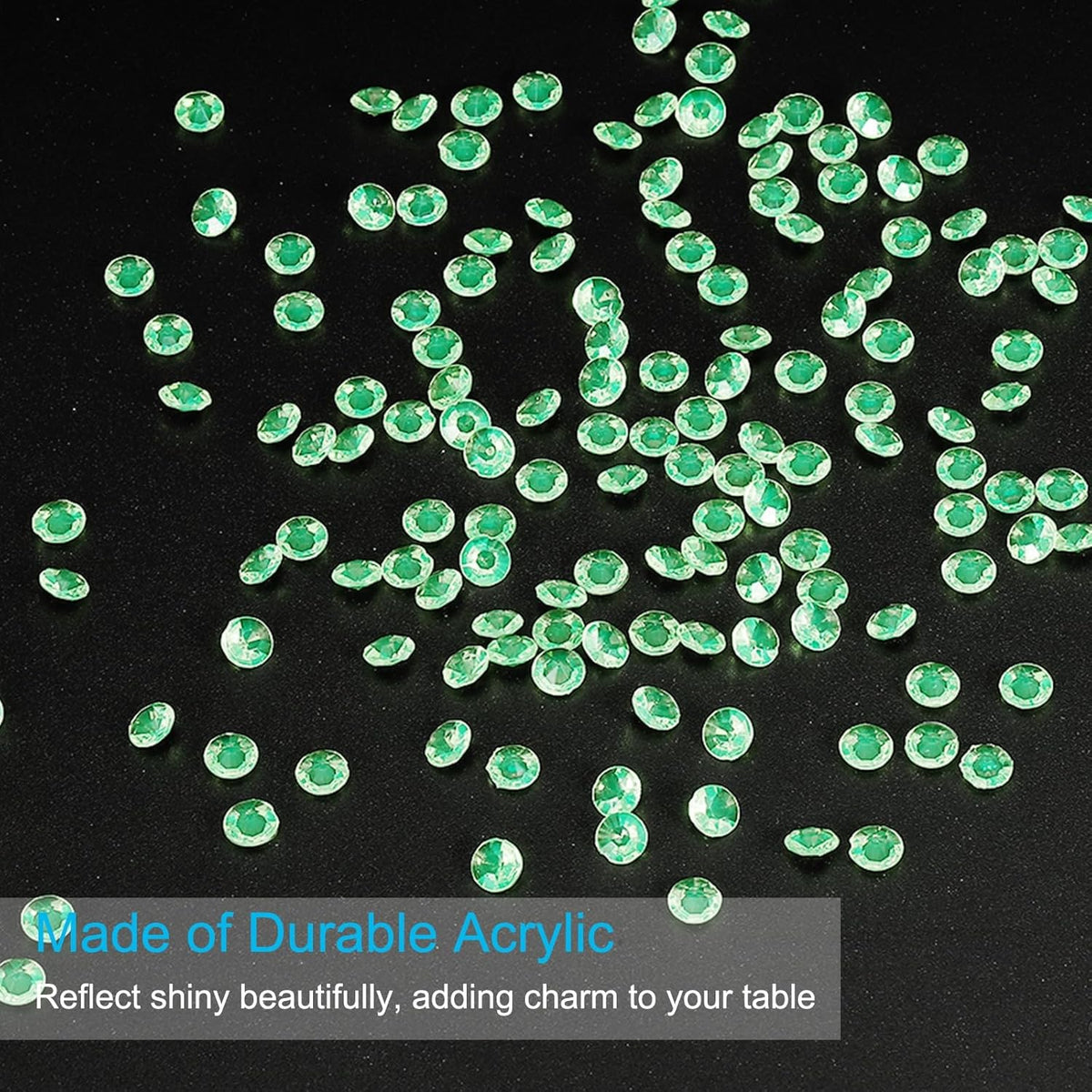 PATIKIL 4000 Pcs Wedding Table Scatter Confetti Crystals 6mm Acrylic Diamonds Vase Fillers Gems for