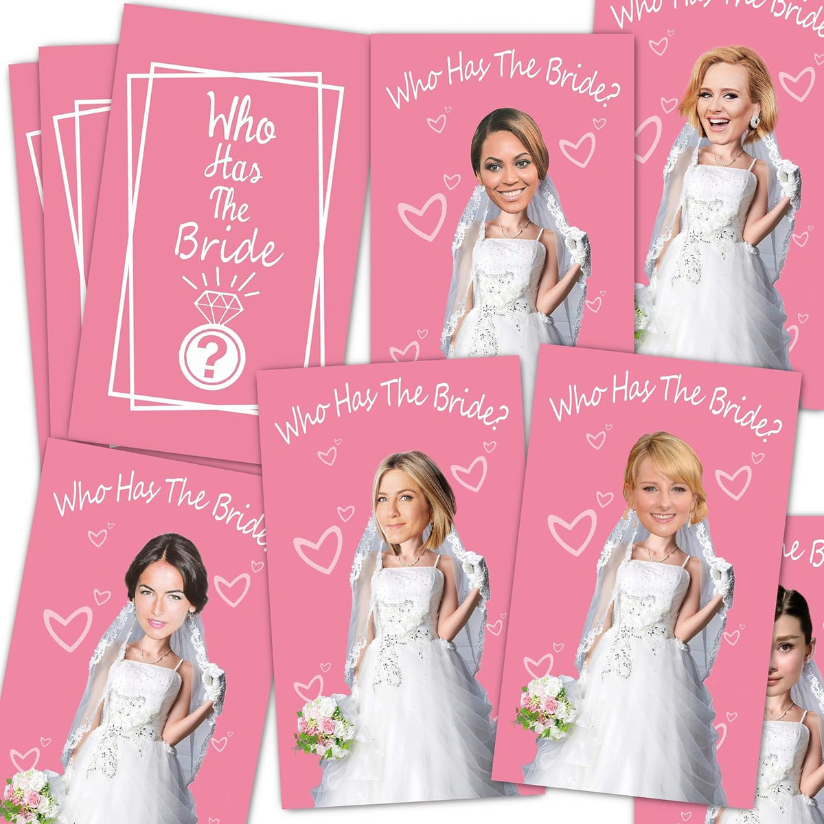 ukebobo Bridal Shower Games - Scratch Off Bridal Shower Game.Funny Bachelorette Party Games - Who