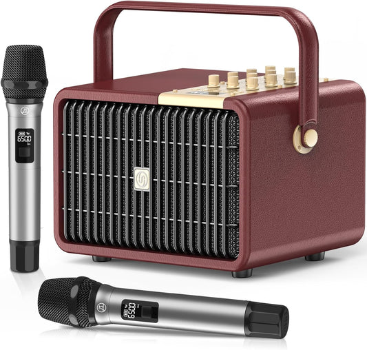 320W Peak Power Karaoke Machine with Rich Deep Bass for Adults Portable Bluetooth Singing PA