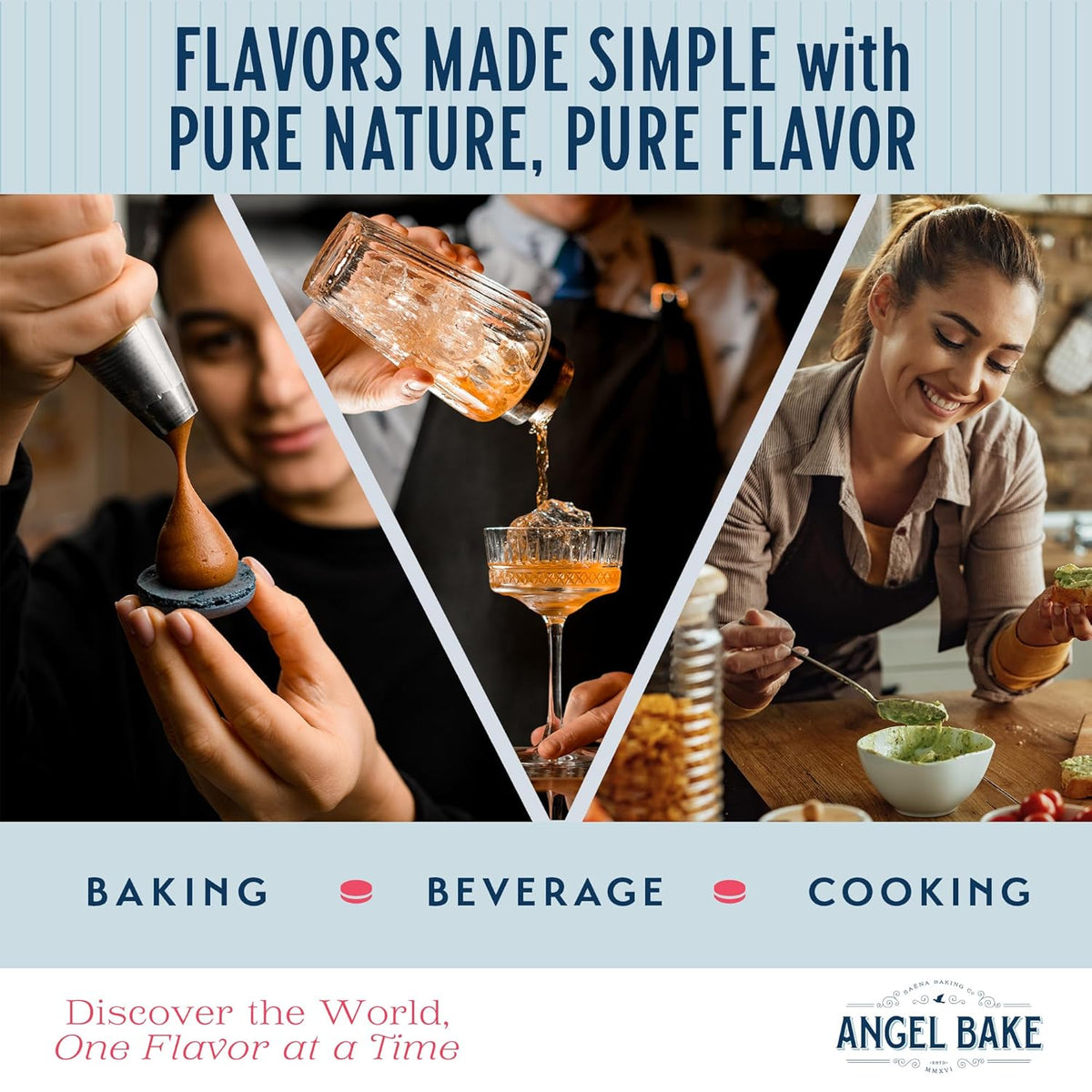 Pure Lemon Extract 5x Strength – for Baking & Mixology – Natural Flavoring, Kosher, Keto Friendly