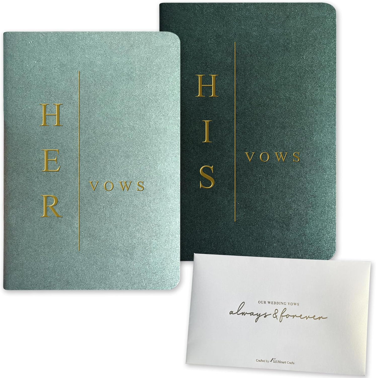 Vow Books His and Hers Wedding Vow Books Bride and Groom Vow Books Wedding Essentials Wedding