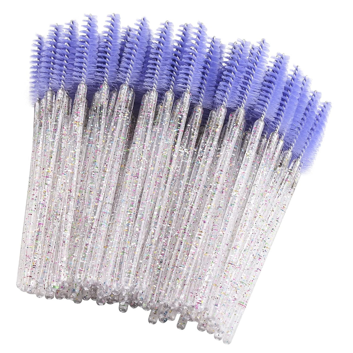 BTYMS 200 Pcs Disposable Mascara Wands Lash Applicator Brush Brow Spoolies for Eyelash Extension