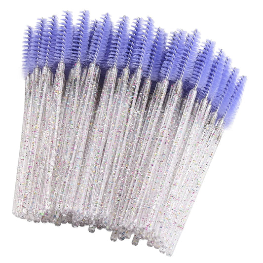 BTYMS 200 Pcs Disposable Mascara Wands Lash Applicator Brush Brow Spoolies for Eyelash Extension