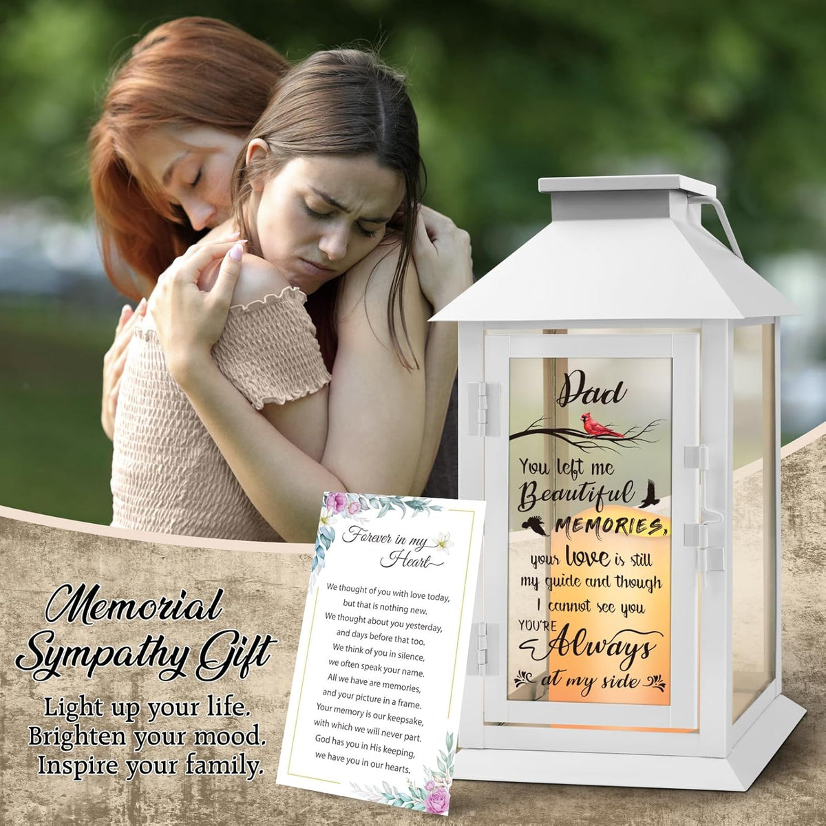 Memorial Lantern Bereavement Gifts in Memory of Loved One Memorial Gifts for Loss of Father