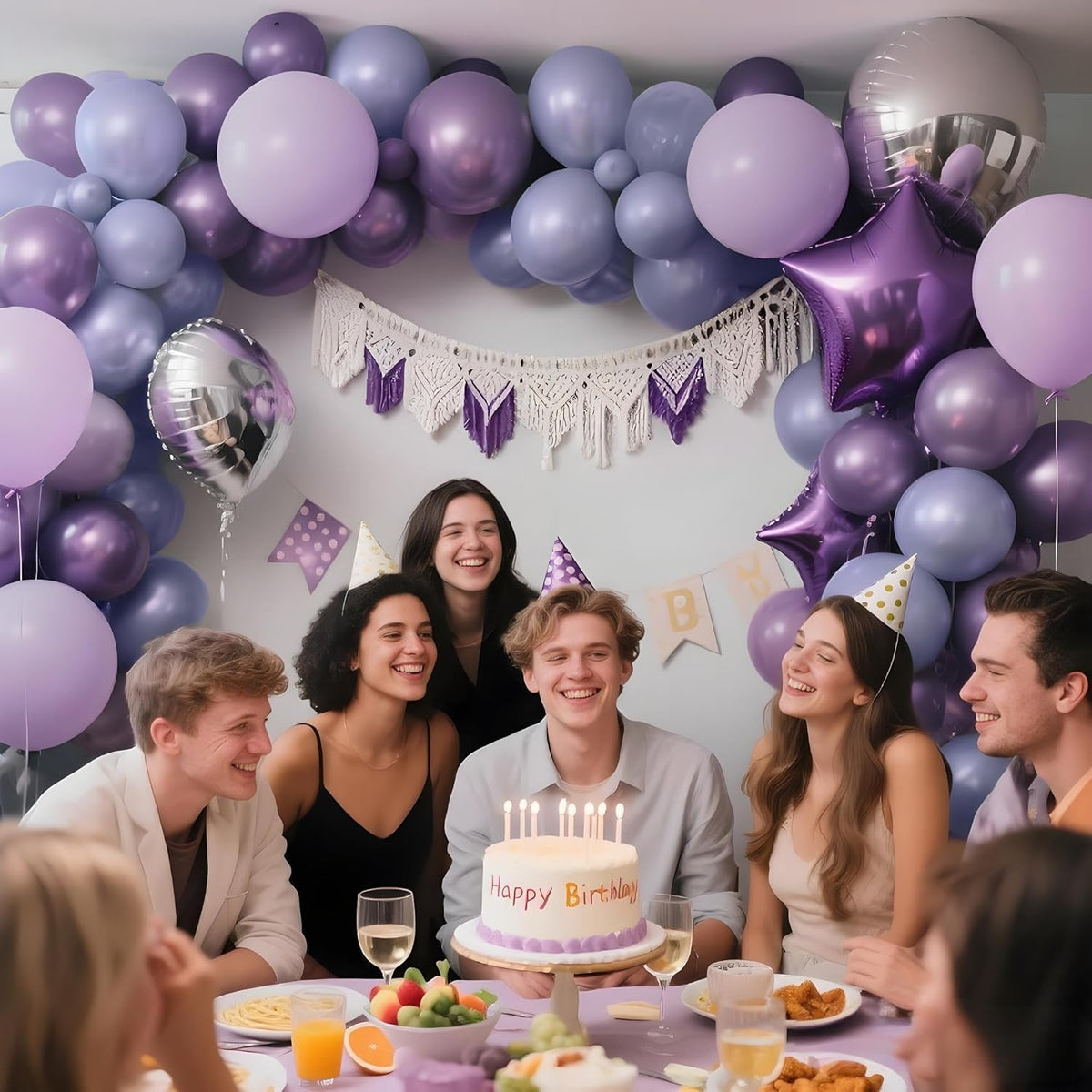 110pcs Dusty Blue Balloon 12 Inch, Blue Latex Balloons for Birthday Party Baby Shower Wedding(with