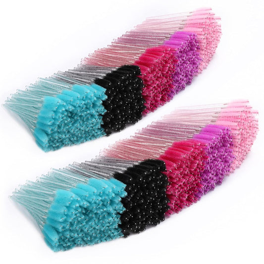 Tbestmax 2000 Disposable Mascara Wands Eyelash Brush Spoolies for Eyebrow Eye Lash Extension