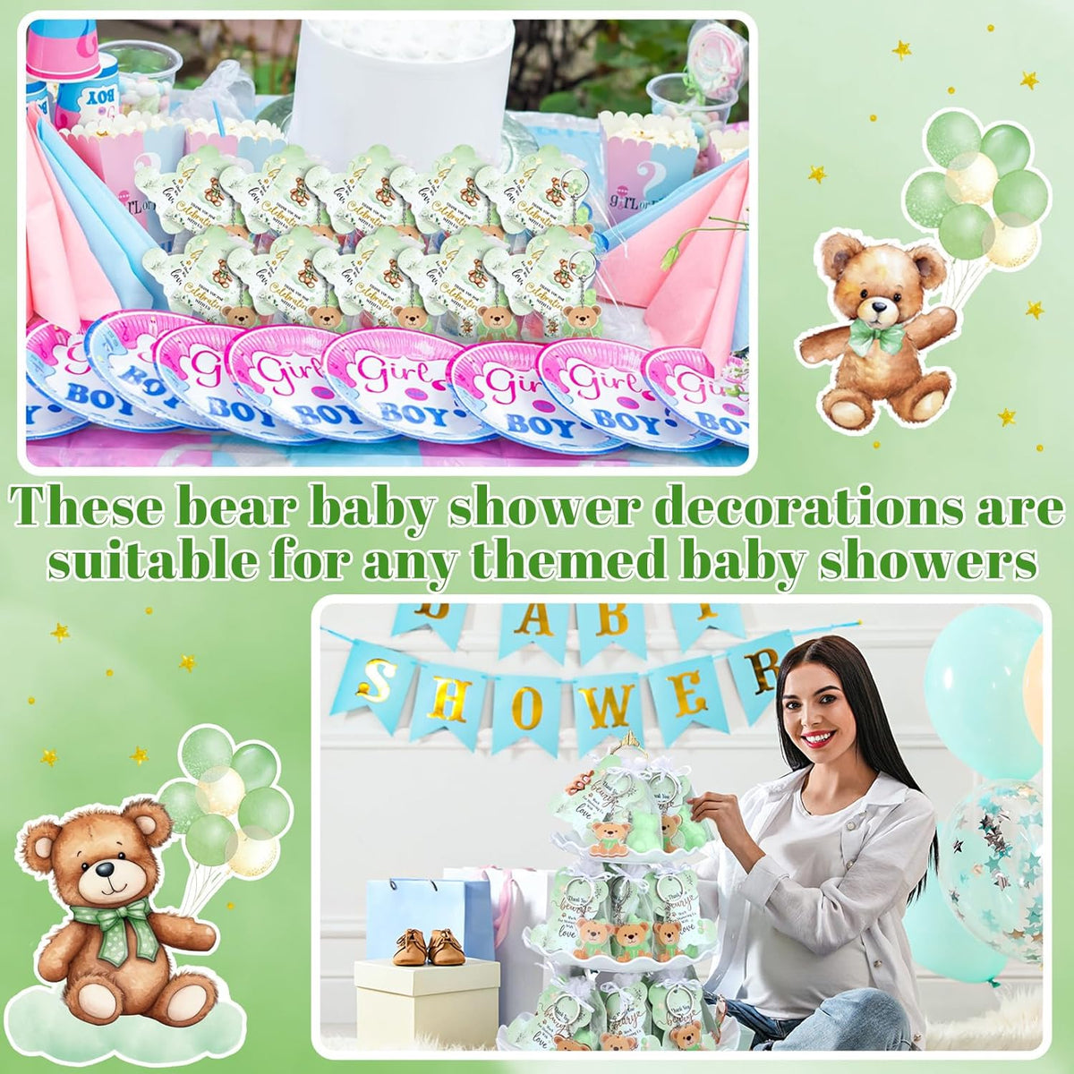 288 Baby Shower Favors Baby Shower Gifts Bulk Lip Balms Soaps Keychains Organza Bags Guest