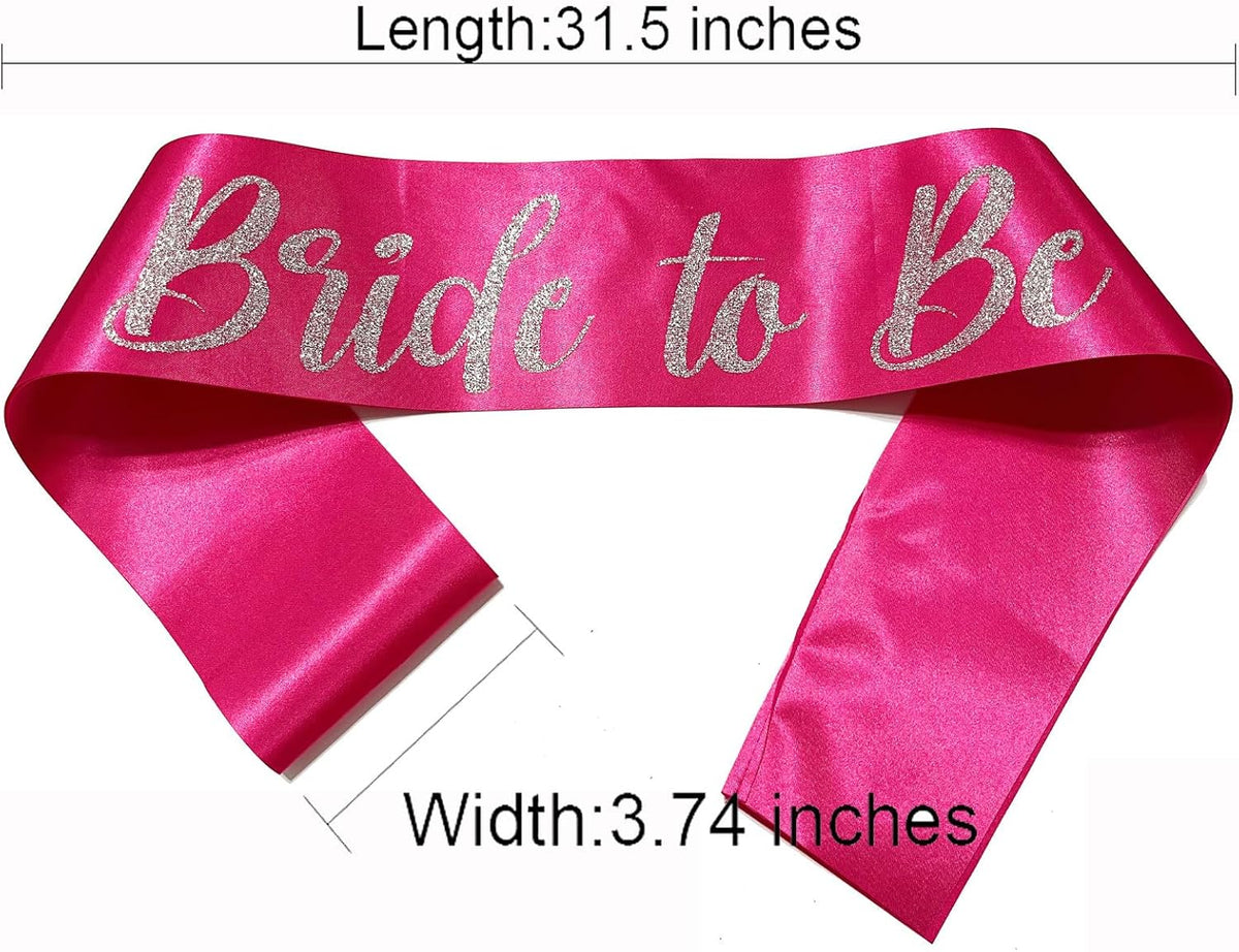 Bride to Be Sash Pink, Bride Sash Bachelorette Party Bridal Shower Sashes Bachelor Decorations Just