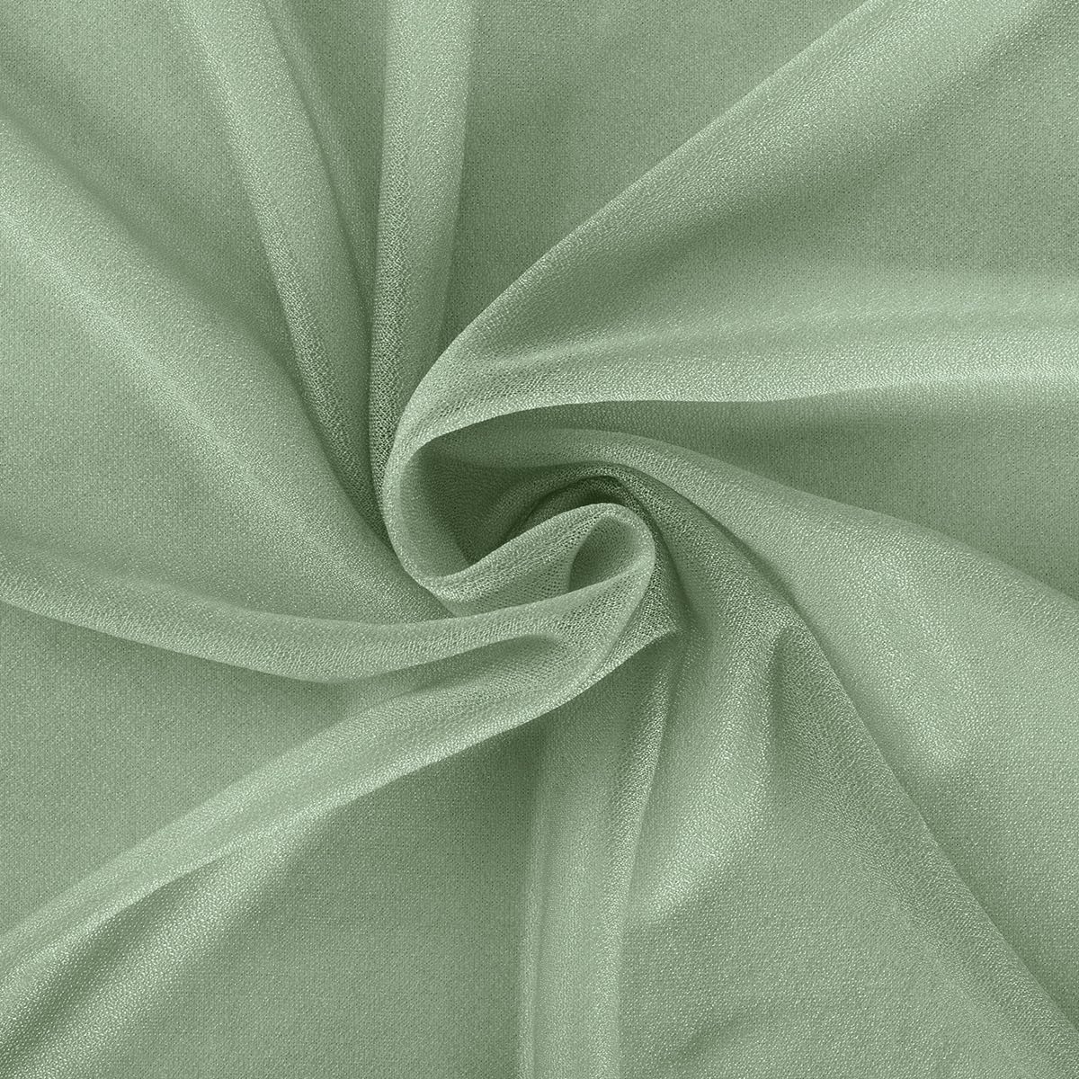 Sage Green Wedding Arch Draping Fabric 29" x 20 FT Wedding Drapes for Backdrop Sheer Green Curtains