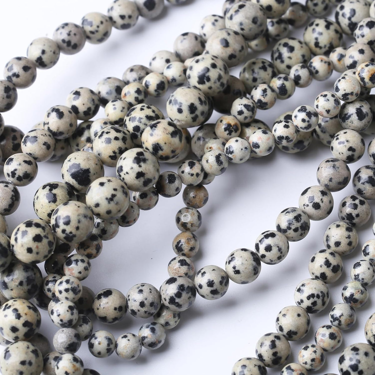 Quail Egg Stone Beads Gemstone Round Crystal Energy Jade Beads Stone Beads for Jewelry Making DIY