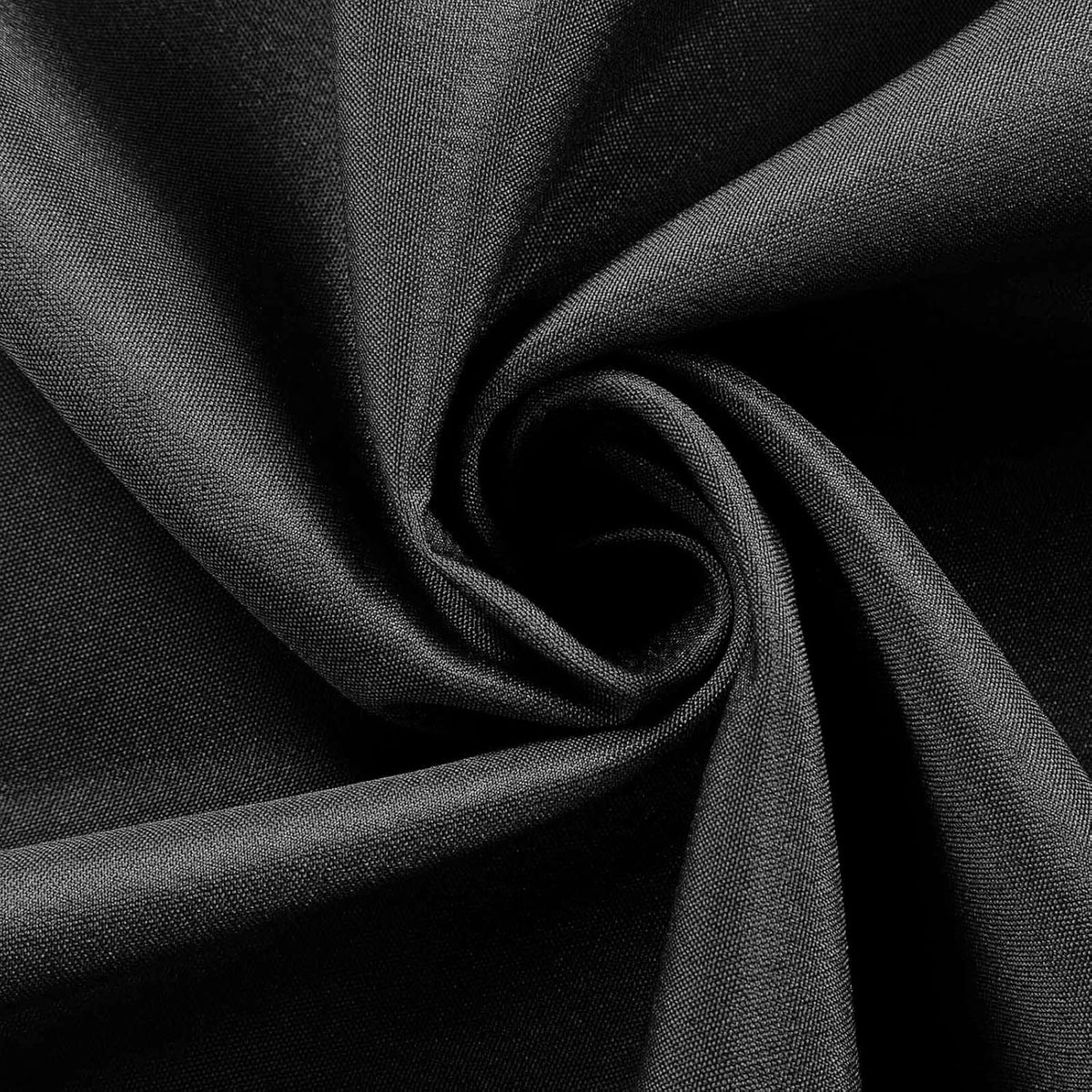 Efavormart 54x54 Black Wholesale Linens Seamless Polyester Square Linen Tablecloth for Wedding