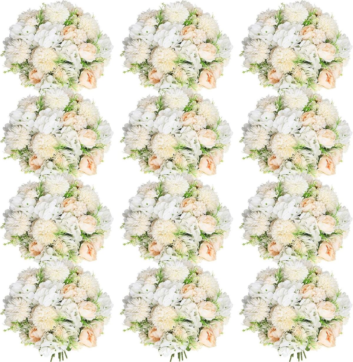 Tigeen Artificial Flowers Artificial Peonies Silk Flowers Faux Peony Fake Peony Silk Hydrangea
