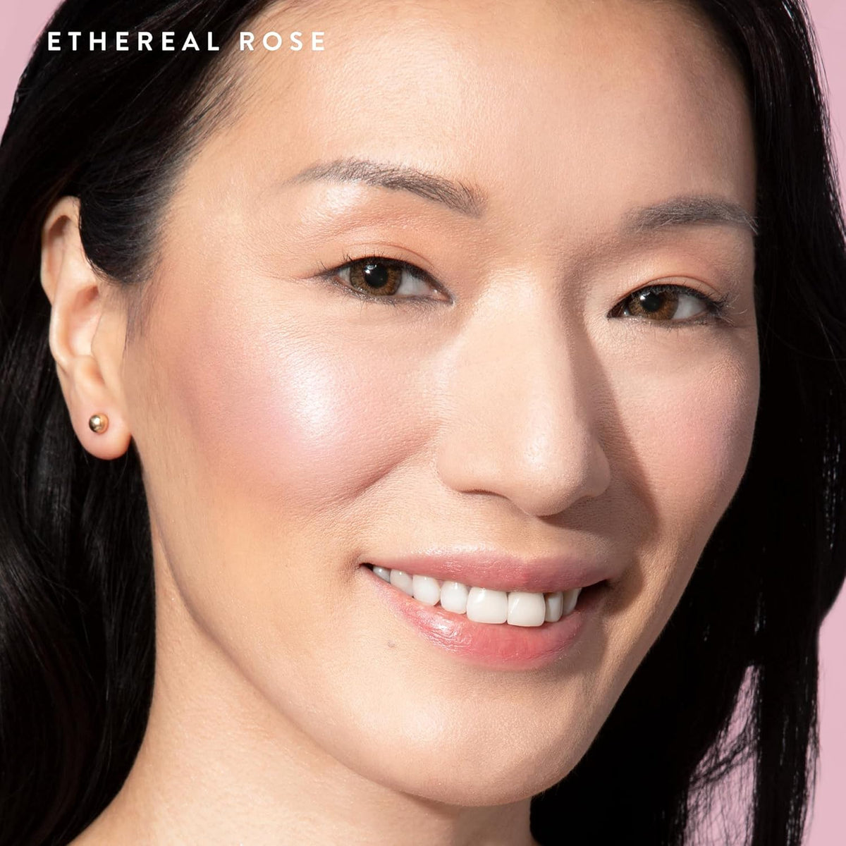 LAURA GELLER NEW YORK Baked Blush-n-Brighten Marbleized Blush for Cheeks - Ethereal Rose - Natural