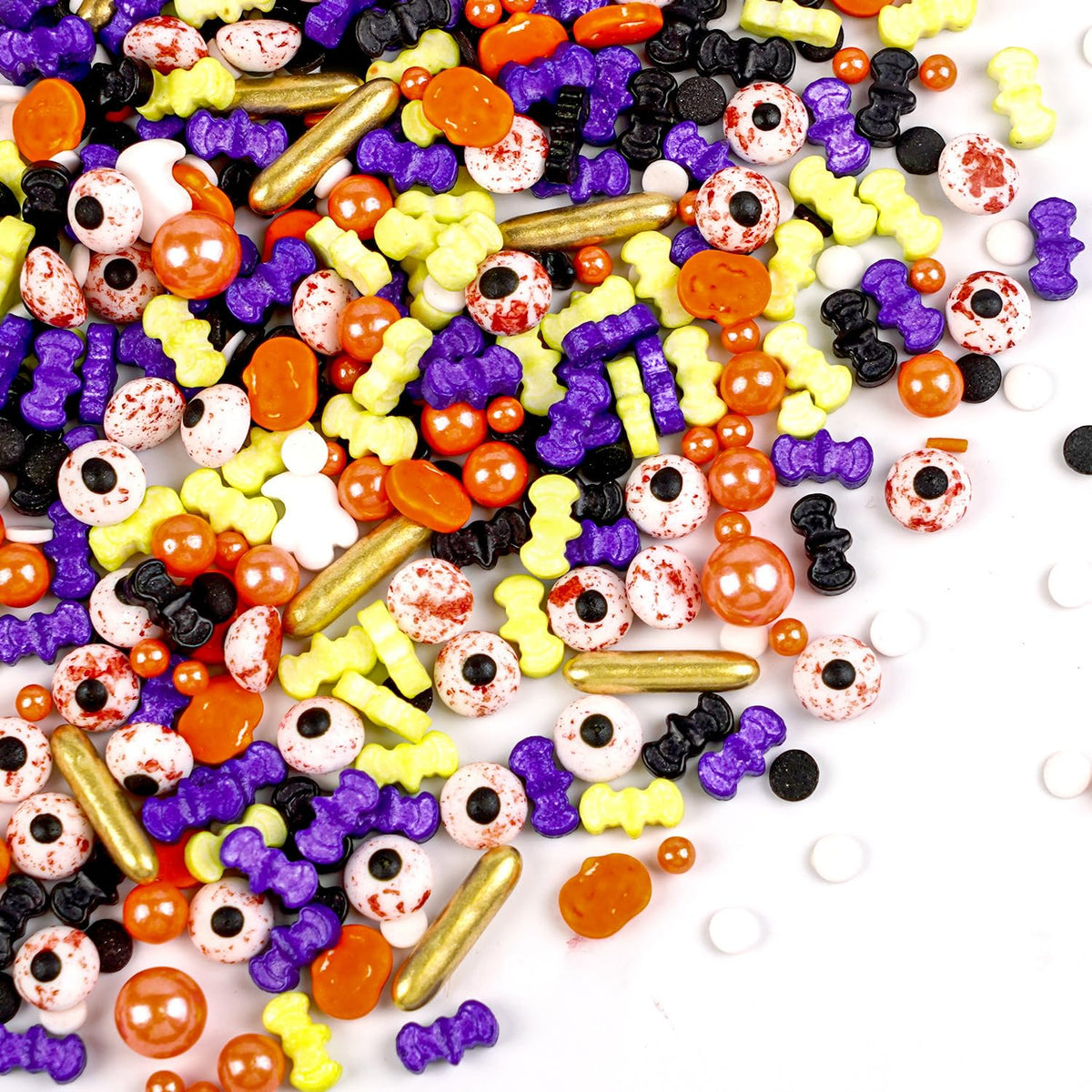 Halloween Sprinkles Mix, Sprinkles for Cake Decorating, Edible Halloween Candy, 180g/ 6.35oz