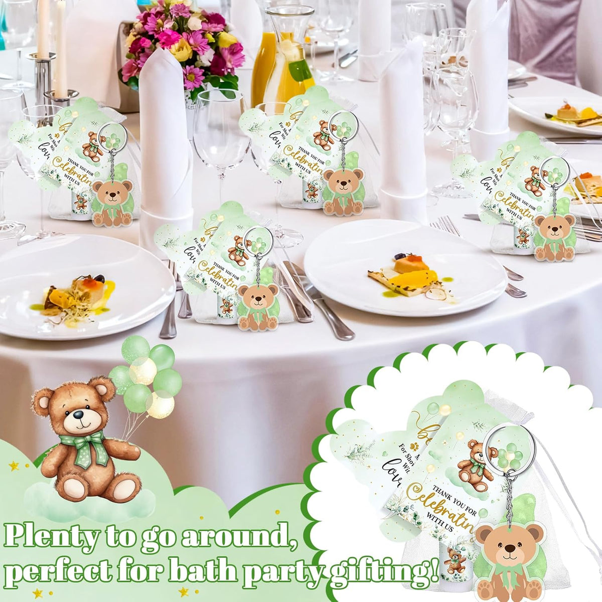 288 Baby Shower Favors Baby Shower Gifts Bulk Lip Balms Soaps Keychains Organza Bags Guest