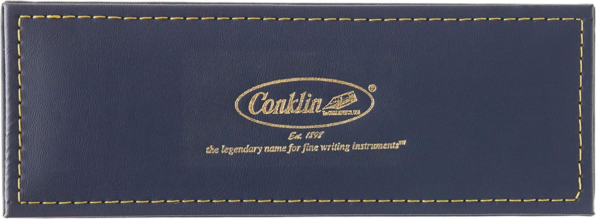 Conklin Duragraph Fountain Pen Forest Green - Broad Nib, Premium Writing Instrument with Rich Resin
